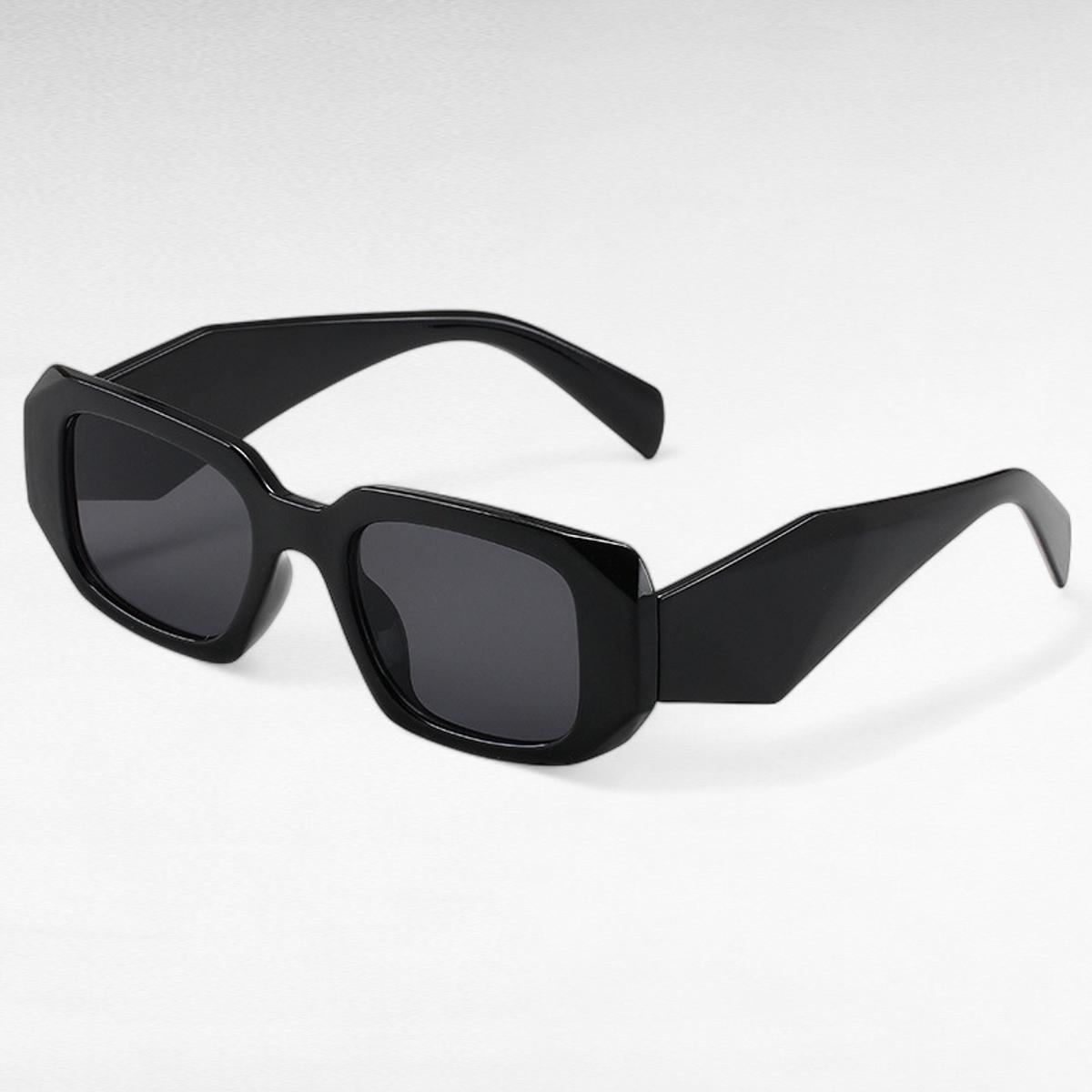 Chunky Rectangle Sunglasses for Women | Thick Frame Y2K 