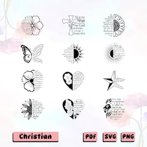 Christian svg bundle faith bundle, Christian SVG Bundle, Bible verse svg bundle, Faith bundle designs SVG, Christian quotes svg,Bible verses