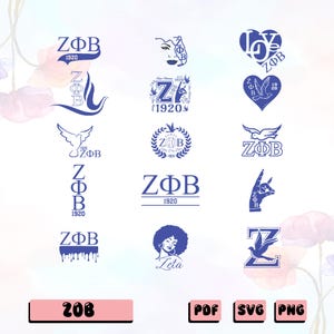 Zeta Phi Beta Svg-Png,Zeta Phi Beta heart dove,ZPB logo png svg,sorority,Cut files for circuit,Sorority svg,Silhouette,Instant Download