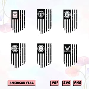 US Flag Military Bundle SVG, Veteran Distressed Svg, Png, svg, Pdf and Jpg, Veteran Army Svg Bundle, Patriotic Flag Svg, American Flag Svg