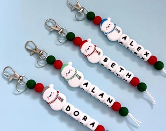 Personalized Keychain, Custom Name Keychains, Christmas Gift, Hand Bag Keychains, Back to School Gifts, Gift For Kids, Custom Kids Gifts