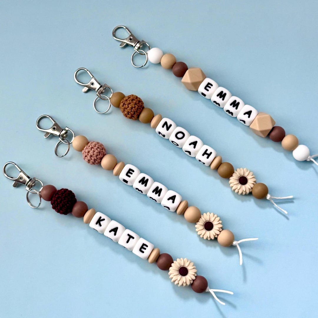 Personalized Keychain, Custom Name Keychains, Back to School Gifts ...