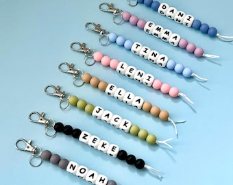 Personalized Keychain, Custom Name Keychains, Hand Bag Keychains, Back to School Gifts, Custom Kids Gifts, Gift For Kids, Birthday Gifts