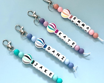 Llavero personalizado, llaveros con nombre personalizado, llaveros para bolso, regalos para la vuelta al cole, regalos personalizados para niños, regalo para niños, regalo de cumpleaños