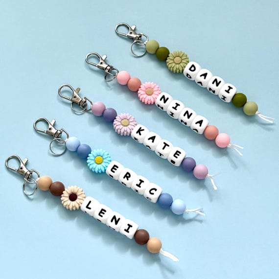 Personalized Keychain, Custom Name Keychains, Hand Bag Keychains, Back to School Gifts, Gift For Kids, Custom Kids Gifts, Birthday Gift