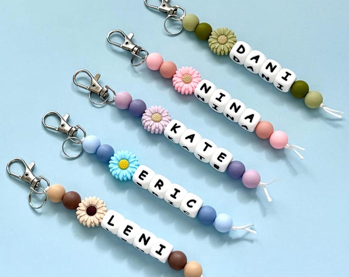 Personalized Keychain, Custom Name Keychains, Hand Bag Keychains, Back to School Gifts, Gift For Kids, Custom Kids Gifts, Birthday Gift