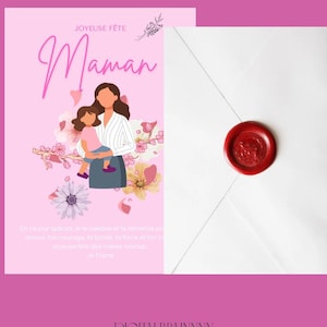 Joyeuse fête des mères carte | Cyfrowa Carte fête des mères