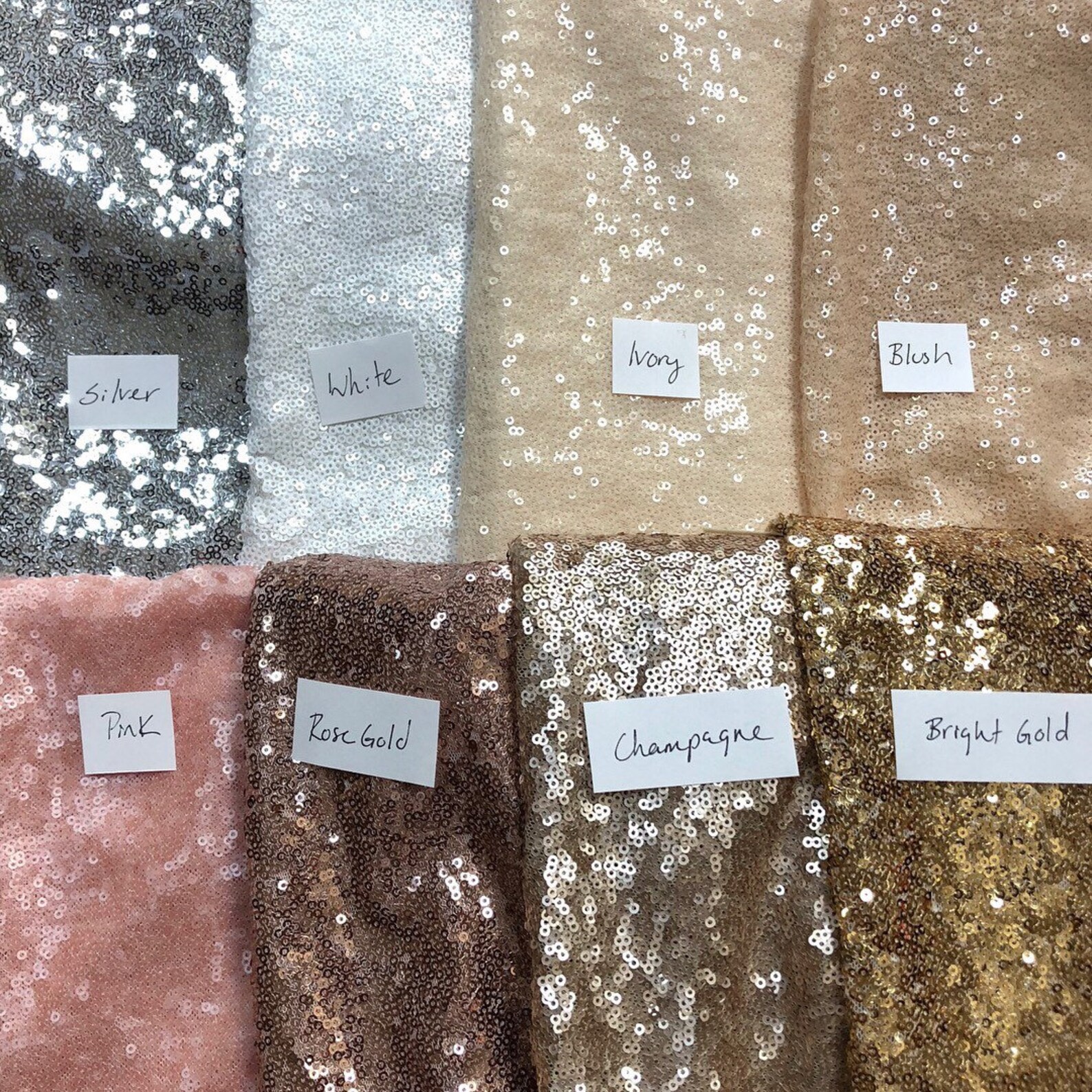 sequin ballet slippers with elastic, pink, gold, ivory, black, red, blush, silver - flower girl shoes - baby and toddler girl -