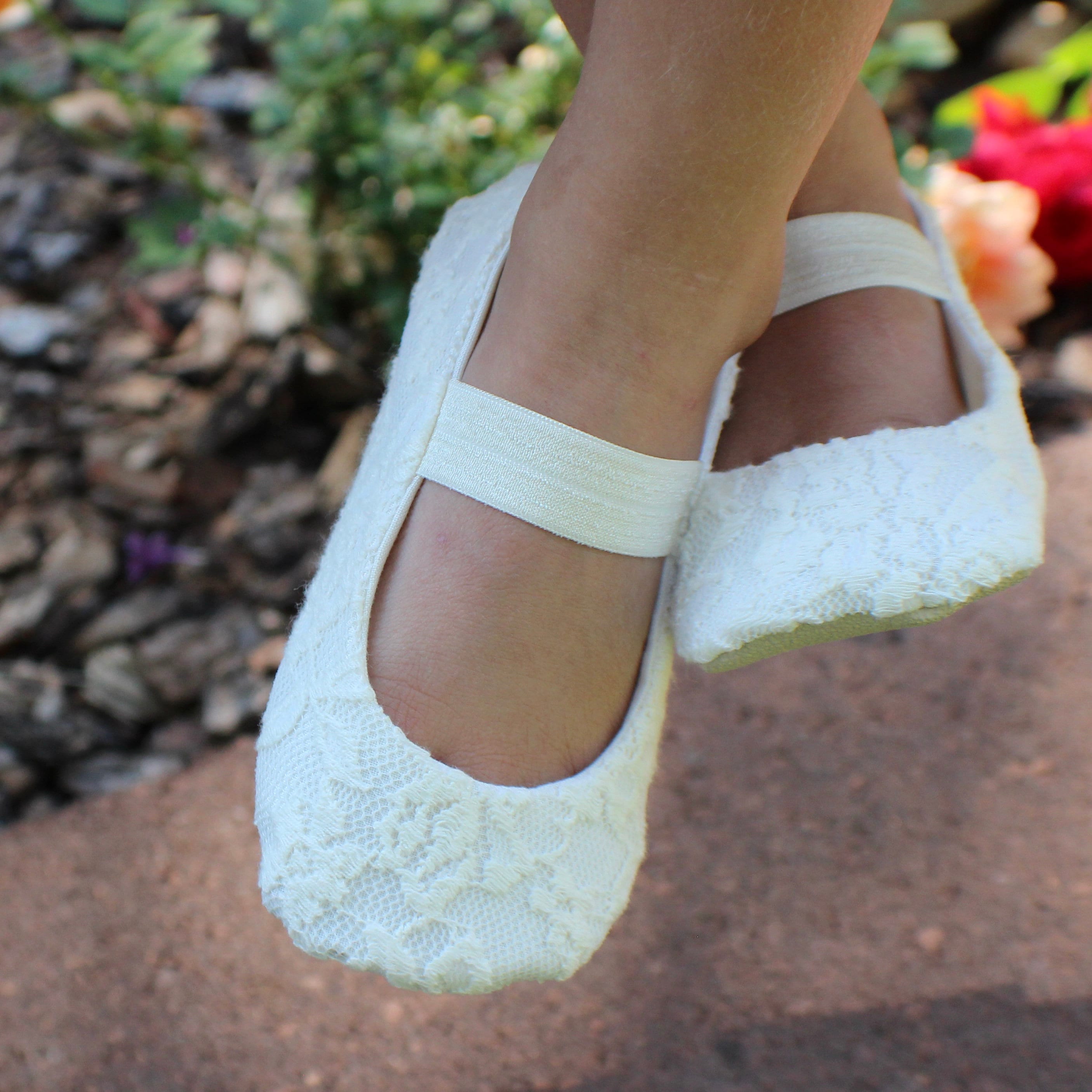 lace ballet slippers