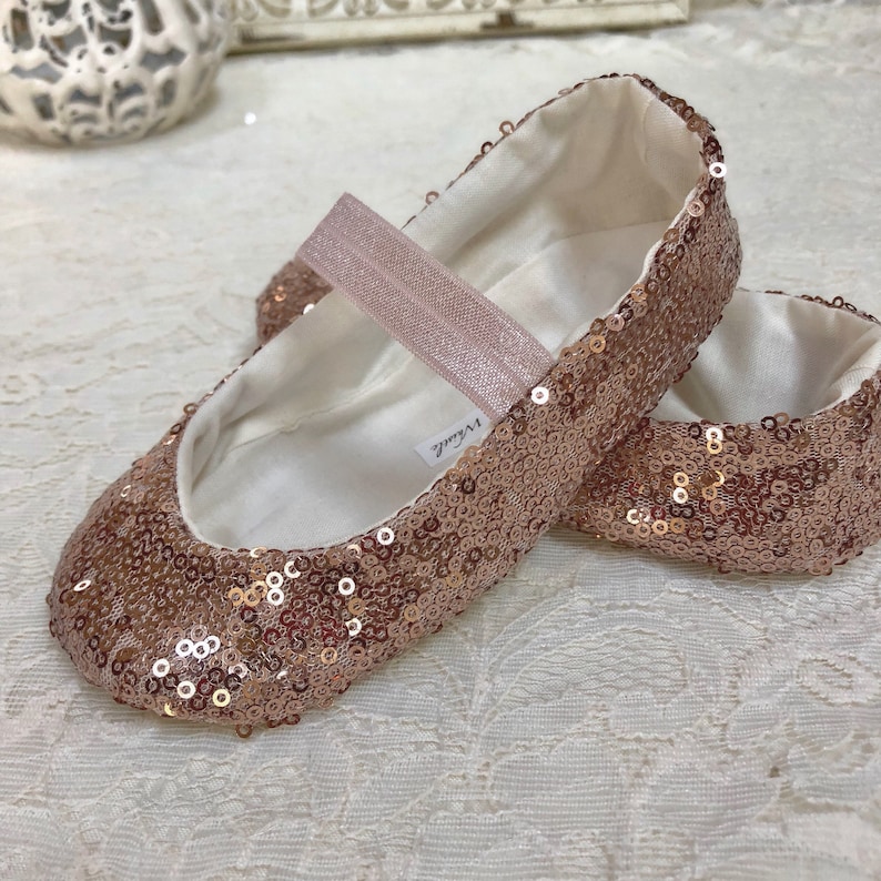 rose gold sequin sandals