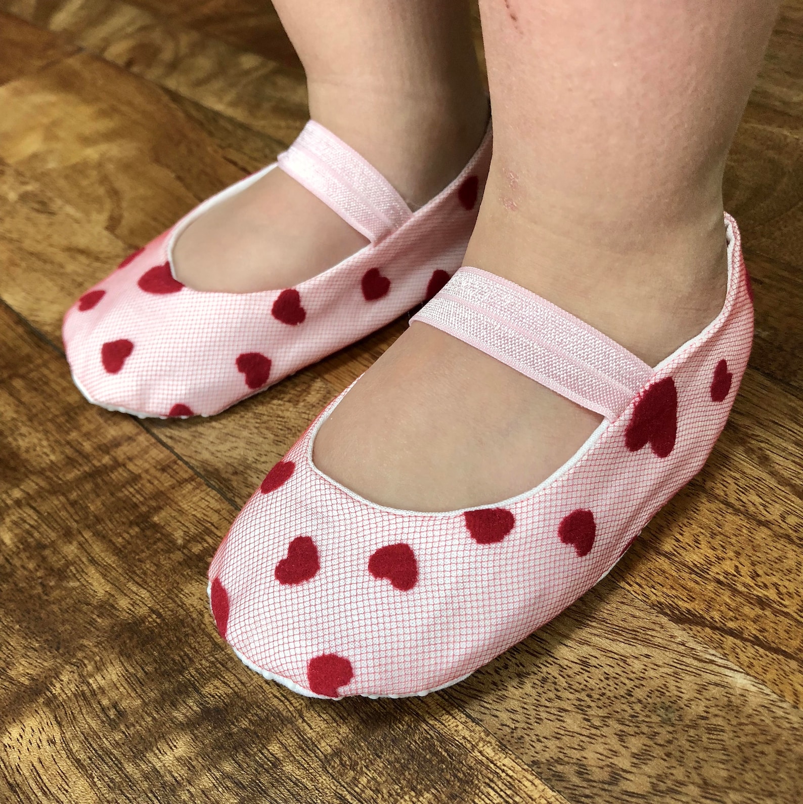 valentine baby girl shoes - ballet flats - toddler girl shoes - flower girl shoes - princess shoes