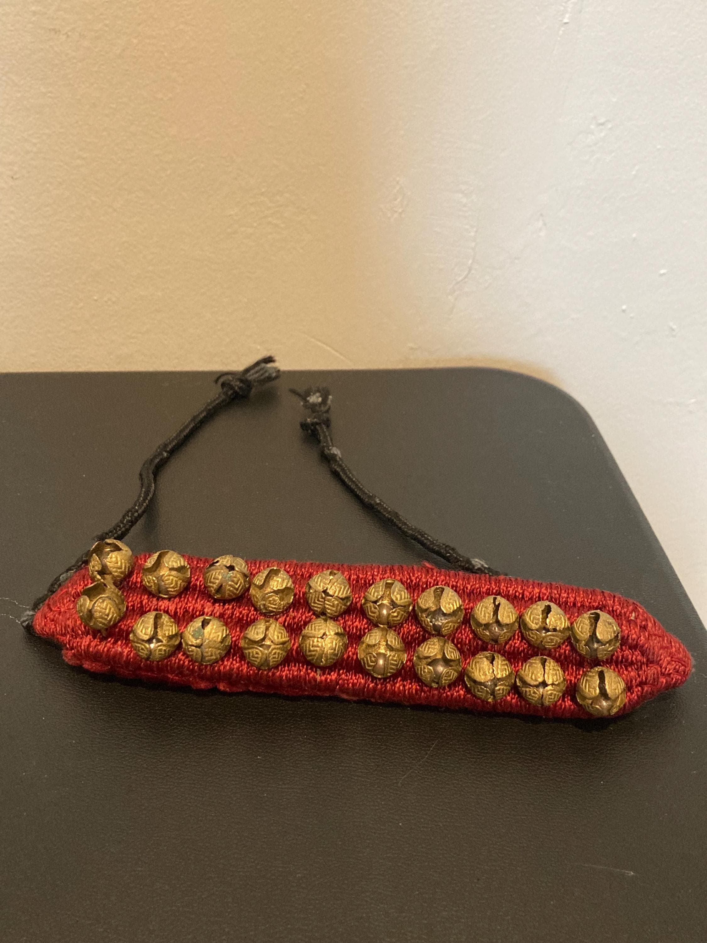Ceinture De Danse Indienne Vintage Avec Cloches Ghungroo - Laiton Fait Main - Début 1900