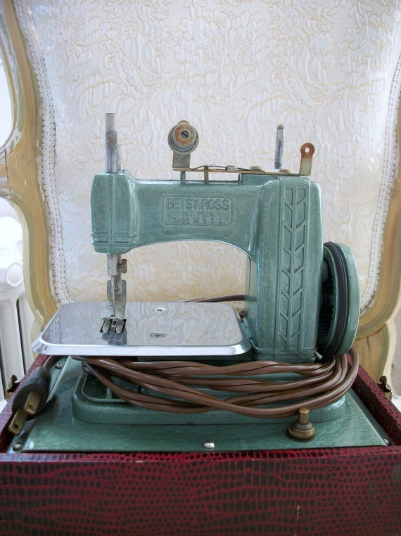 Items similar to TREASURY Item Rare Vintage 1950s BETSY ROSS Toy Sewing Machine on Etsy
