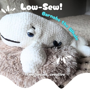 Barnabe the Whale – Crochet Pattern – Amigurumi – Plush Toy (PDF Download)