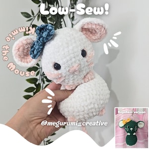 Kimmie the Mouse – Crochet Pattern – Amigurumi – Plush Toy or Keychain (PDF Download)