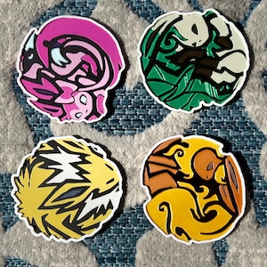 Pokemon Coaster Set – Eeveelution Fan Art, PLA Filament image 8