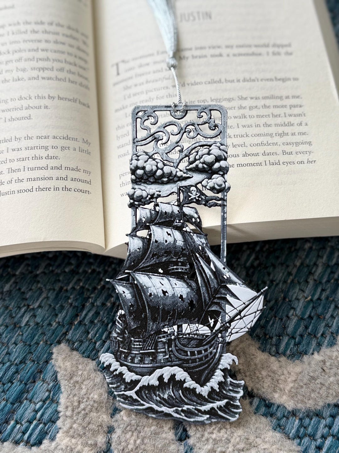 3D Printed Pirate Ship Bookmark – Nautical Ocean Adventure – Gift for ...