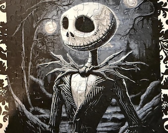 Halloween 3D Printed Jack the Pumpkin King Inspired Puzzle – 100 Pieces with Storage Box