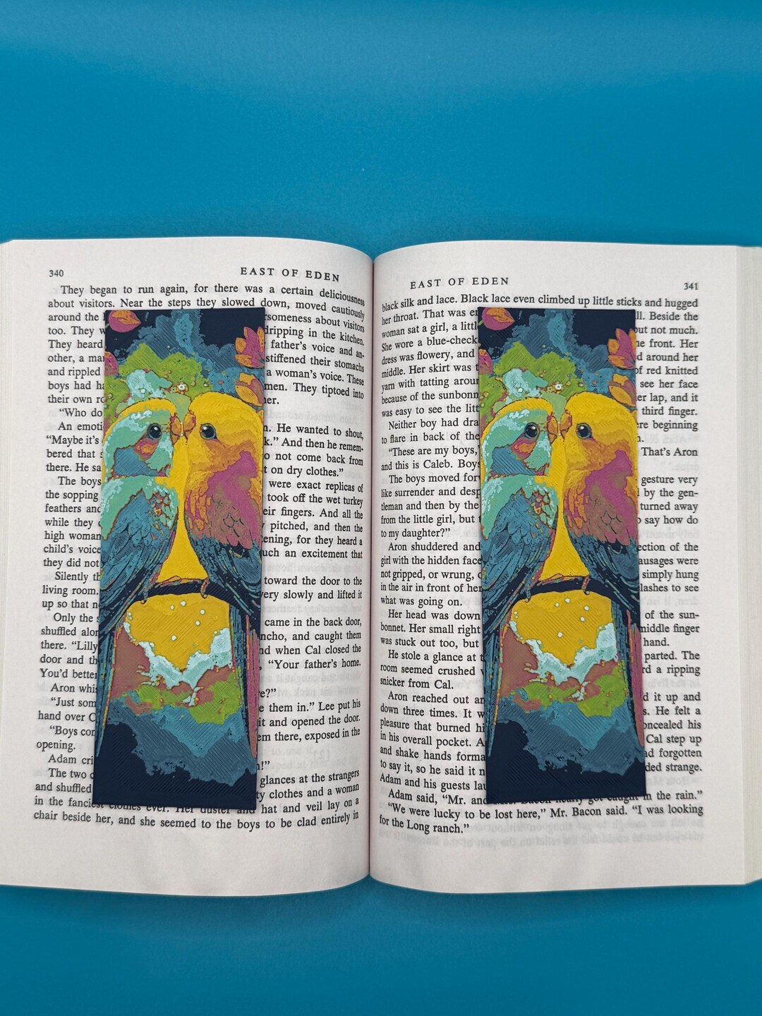 Lovebird Art Bookmark – Vibrant Bird Illustration, Book Lover Gift - Etsy