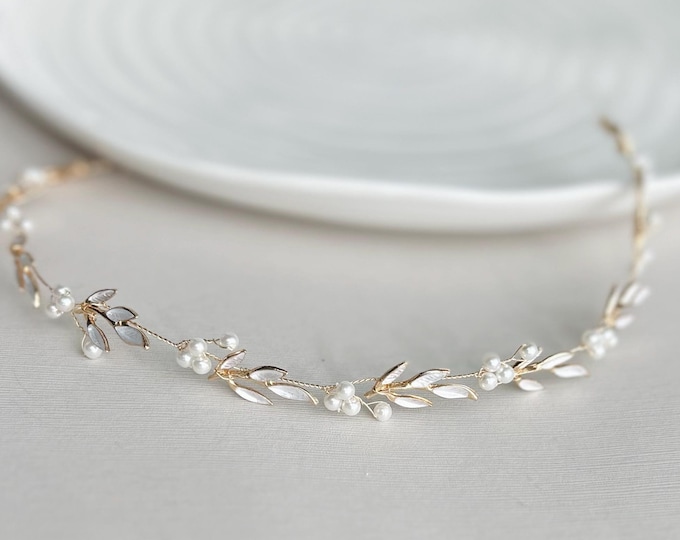 Silver Alloy Leaf Hair Accessory for Brides & Girls – Elegant Wedding Headpiece main image 0