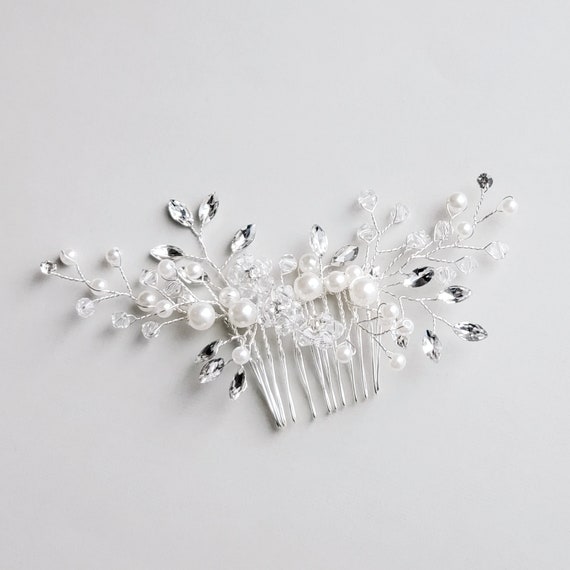 Bridal Hair Piece Bridal Hair Comb Rhinestones Hair Piece - Etsy Bridal Hair Piece Bridal Hair Comb Rhinestones Hair Piece - Etsy