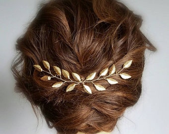 Bridal Hair Vine, Wedding Hair Comb, Gold Hair Vine, Wedding Hair Piece, Bridal Hair Vine, Wedding Headpiece