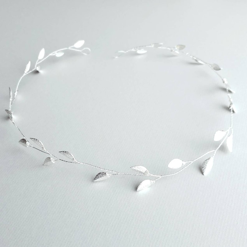 Wedding Hair vine Rose Gold Hair Vine Boho Wedding Rose Gold Tiara Wedding Headpiece Leaf Vine Bridal Hairpiece