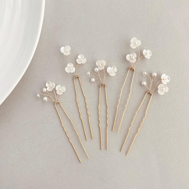 Épingles à cheveux de mariage, Barrettes fleuries, Peigne à cheveux de mariée, Accessoire anti-haleine pour bébé, Coiffures de mariage, Accessoires de cheveux floraux
