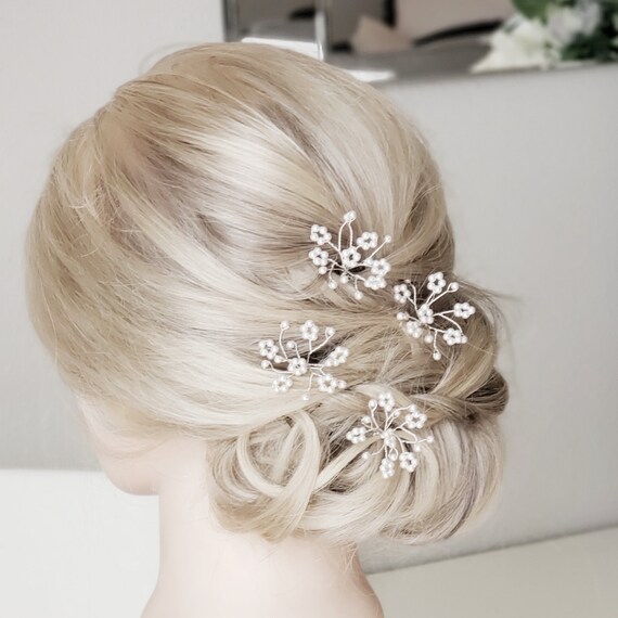Babys Breath Hair Comb Wedding Hair Pin Bridal Hair Piece Etsy