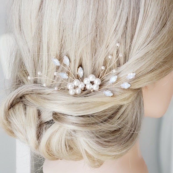 Opal Hair Piece, Wedding Hair Comb, Bridal Hair Vine, Bridal Hair Pins, Bridal Hair Piece, Wedding Hair Comb, Bridal Hair Vine, Hair Vine