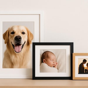 Wall Mounted Print & Frame Your Way – Custom Prints A3+ Extra Large to A5 Small, Framed or Unframed | Bespoke Printing Service, Luxury Frame