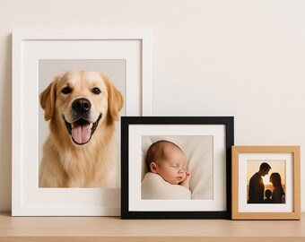 Wall Mounted Print & Frame Your Way – Custom Prints A3+ Extra Large to A5 Small, Framed or Unframed | Bespoke Printing Service, Luxury Frame
