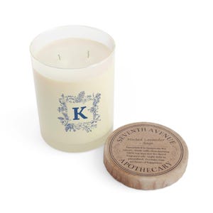 Personalized Initial Candle Custom Name Candle Custom Monogram Candle Gift for Mom Wedding Birthday Holiday Anniversary Custom Candle Gift