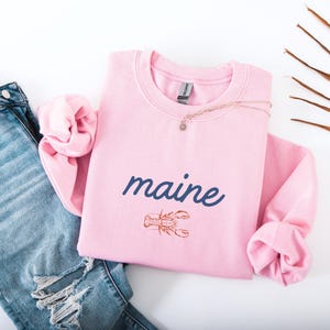 Nautical Vibes: Lobster Crewneck Sweatshirt for Your Maine Getaway