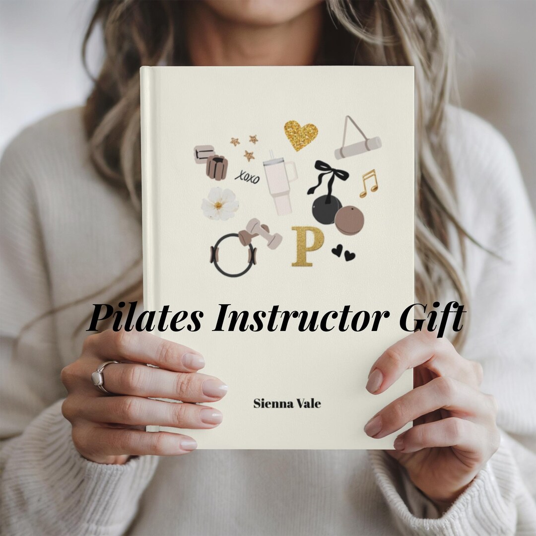 Instructor Gift Pilates Instructor Journal Gift, Personalized Pilates Teacher Gift ...