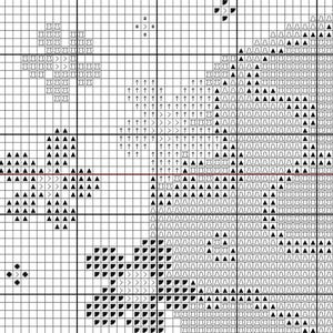 Black & white symbol chart sample.