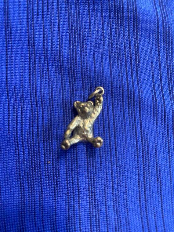 Bear, Sterling Silver Charm  925