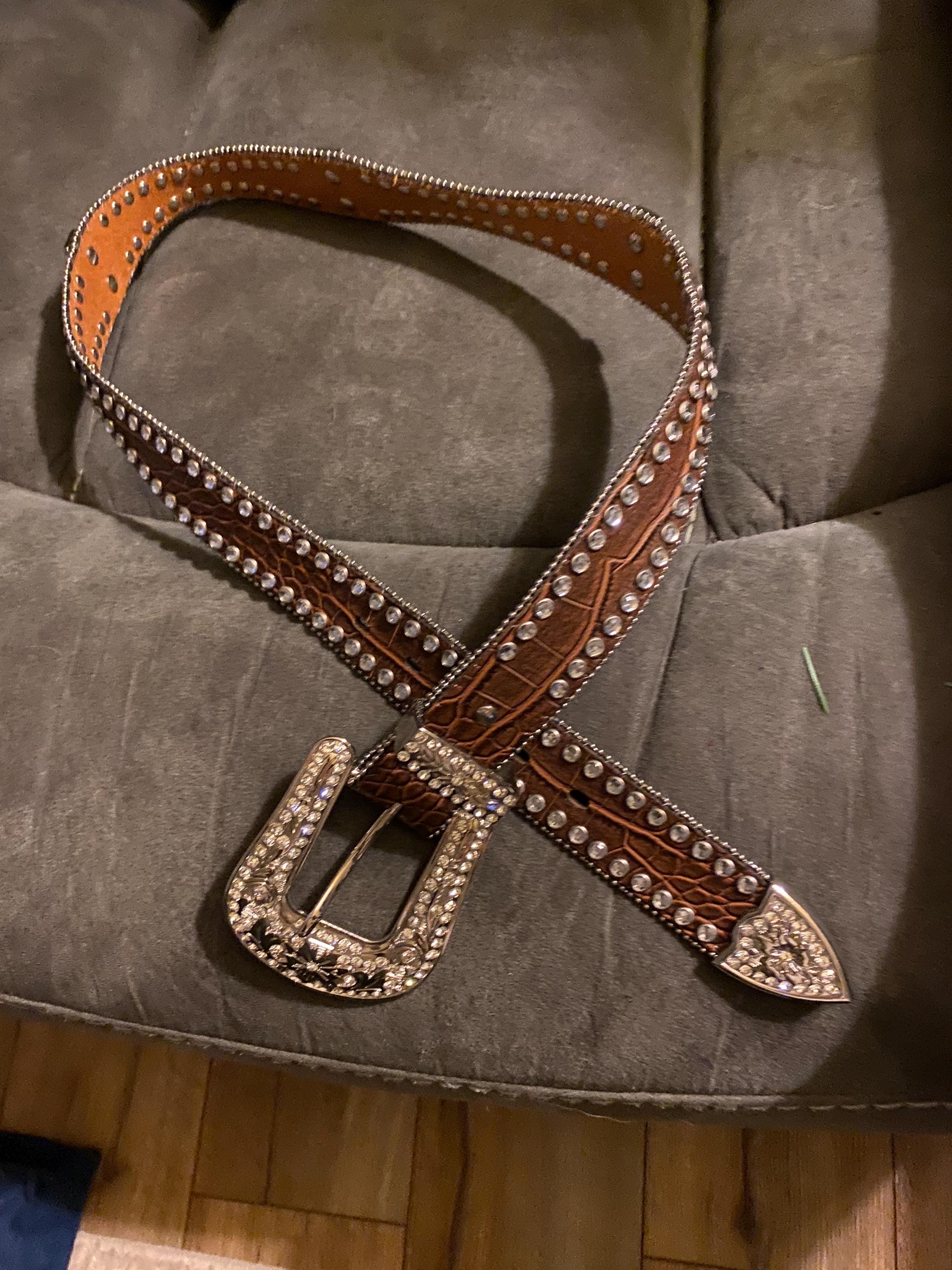 Blazin Roxx Western Belt - Etsy display picture 1