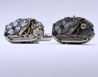 Steampunk cufflinks - perfect anniversary gift