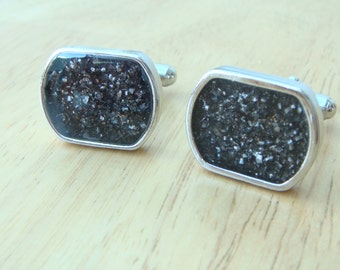 An intergalactic gift for space enthusiasts - meteor cufflinks from a real comet!