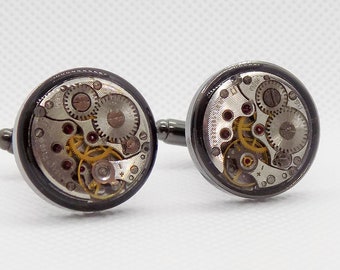 As seen on Kickstarter- stunning watch cufflinks
