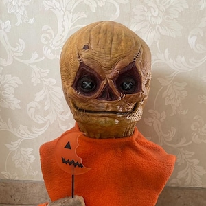 Don&#39;t Mess with the Kids 1:1 Bust Pumpkin Head Halloween