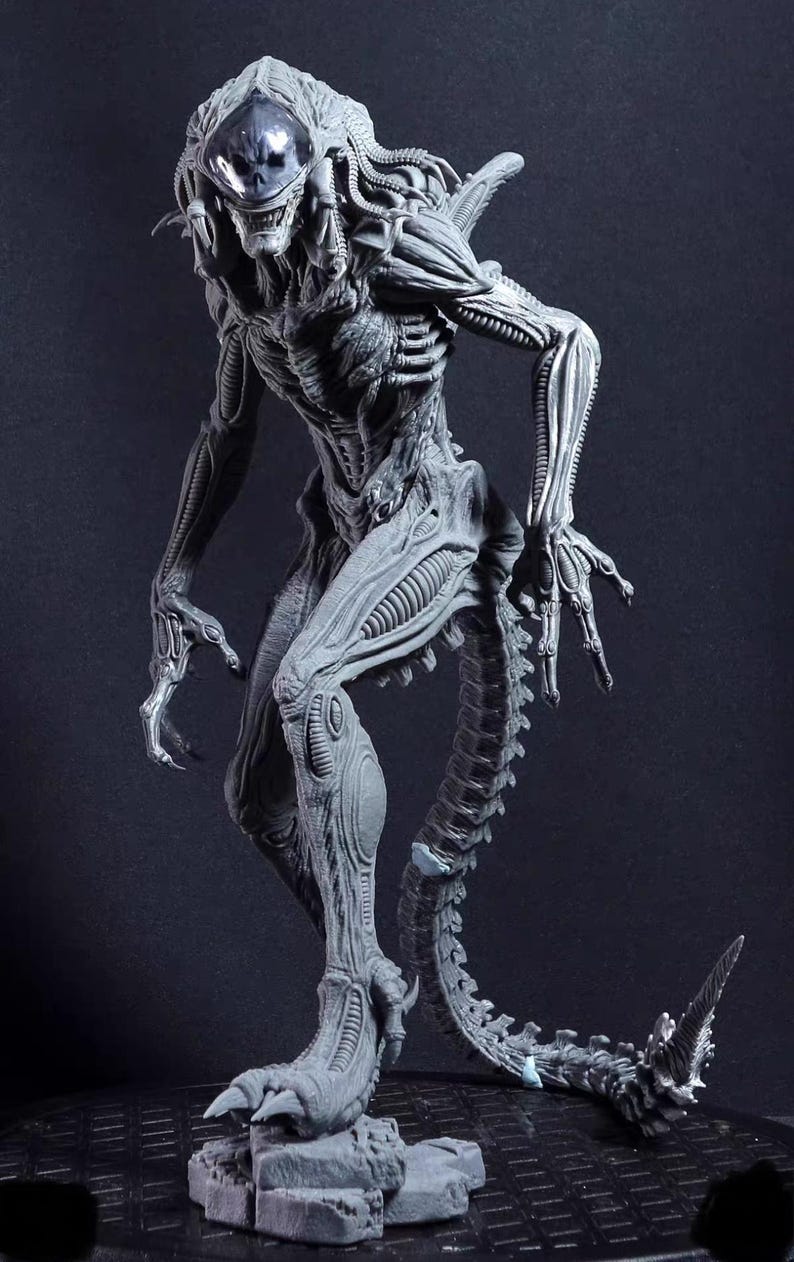 1/6 Scale Predalien Resin Statue – 30 Cm Hand-painted Sci-fi Horror ...