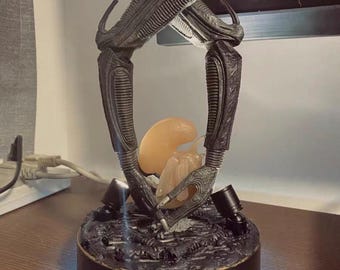 Alien H.R. Giger Tribute Sculpture: Biomechanical Design