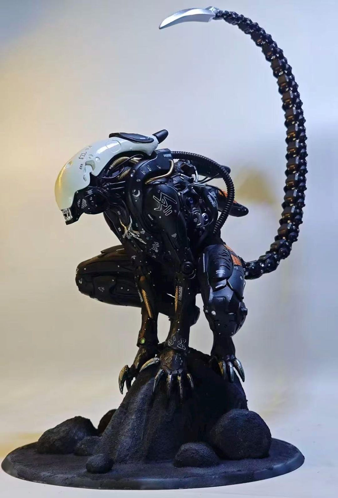 Alien Mechanical Version DIY Creation, 17.7 Inches Tall, Resin Material ...