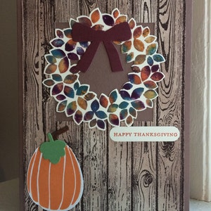 Festival herfst Happy Thanksgiving kaart