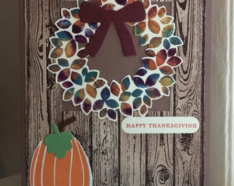 Festival Fall Happy Thanksgiving Card