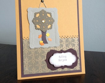 Falling for You Tree Lover Card
