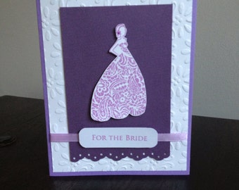 Lilac For the Bride Bridal Shower Card