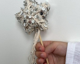 Magic Wand Star Knit Pattern– Fairy Toy & Princess Accessory Pattern (Step-by-Step Tutorial)